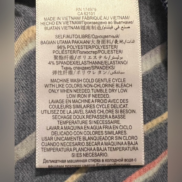 BCBGeneration Striped Top - Picture 6 of 6